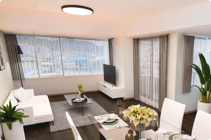 モダンテイストの部屋